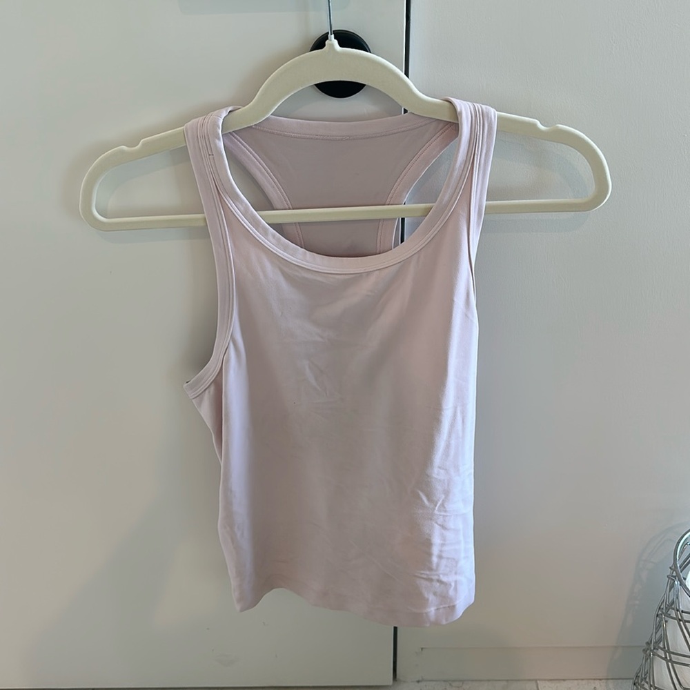 Lululemon align waist length top.  Size 12 color Milkshake